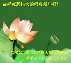 Image for article Les pratiquants de Falun Dafa en Chine continentale souhaitent une Bonne et Heureuse Année à notre Maître bienveillant et grandiose (Deuxième partie, 1 de 2) (Photos)