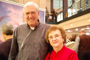 Don and Nancy from Denver enjoyed the <i>Chinese New Year Spectacular.</i> Don spent six years in China and saw many performances, but found the Divine Performing Arts show to be 