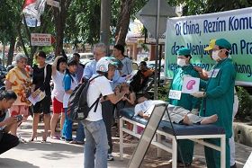 Image for article Ile de Batam, Indonésie : Révéler la persécution du Falun Gong (Photos)