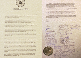 Image for article Le pouvoir législatif du comté d’Albany, New York, publie une proclamation pour soutenir le Falun Gong et condamner la persécution