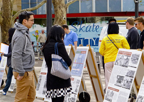 Image for article Des activités de Falun Dafa éveillent les consciences dans la capitale de l'Australie