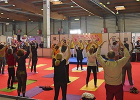 Image for article France : Présentation du Falun Dafa lors du Yoga Festival Paris 2017