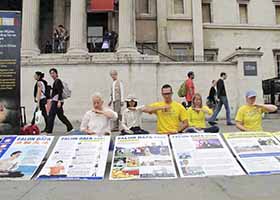 Image for article Londres : Plus de gens veulent connaître les avantages du Falun Dafa