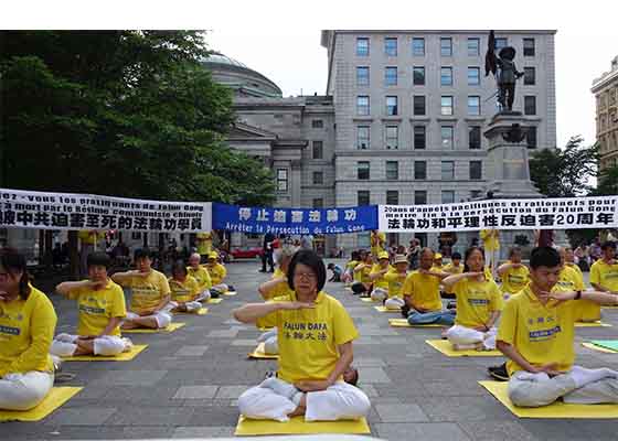 Image for article Un rassemblement et une veillée aux chandelles à Montréal commémorent les 20 ans de résistance du Falun Gong à la persécution