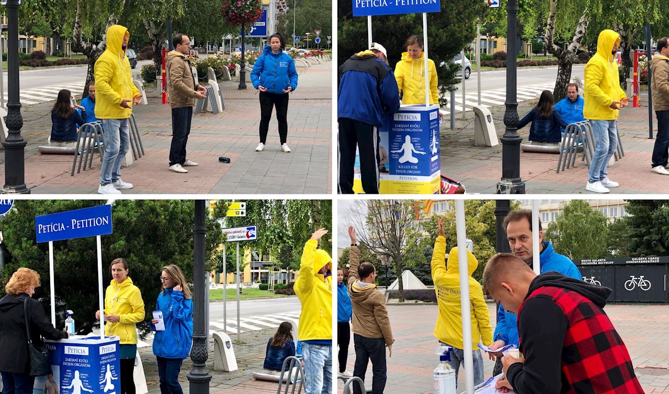 Image for article Présentation du Falun Gong dans la ville de Galanta en Slovaquie