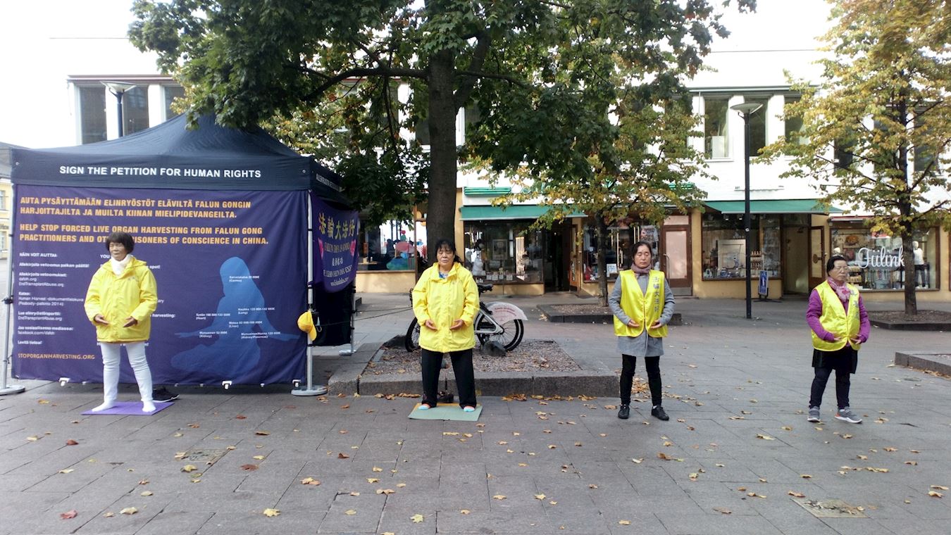 Image for article Finlande : Sensibiliser à la persécution du Falun Gong par le régime chinois