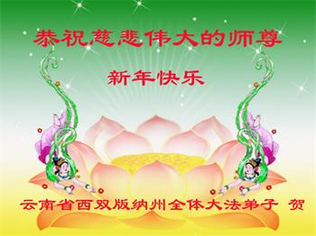 Image for article Les pratiquants de Falun Dafa de différents groupes ethniques en Chine souhaitent respectueusement au vénérable Maître Li Hongzhi une Bonne et Heureuse Année !