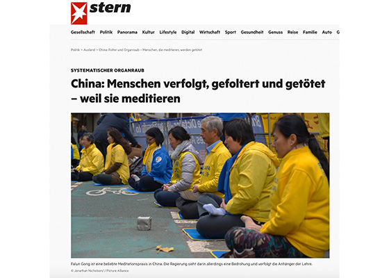 Image for article Un magazine allemand : Persécutés, torturés et tués en Chine parce qu’ils méditent