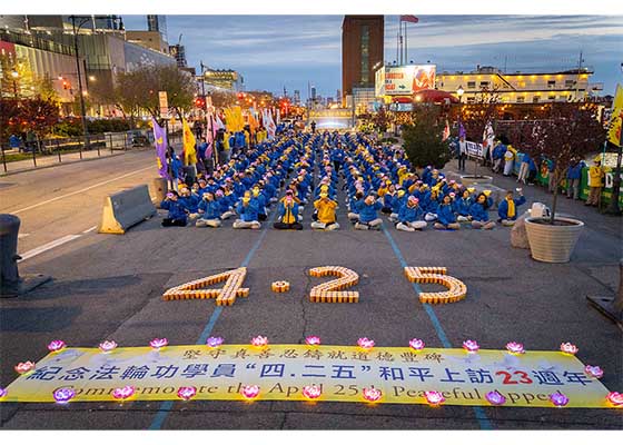 Image for article New York : Une veillée aux chandelles pour commémorer l’Appel pacifique du 25 avril