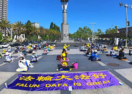 Image for article Californie : Les pratiquants célèbrent la Journée mondiale du Falun Dafa et souhaitent au fondateur de Dafa un joyeux anniversaire