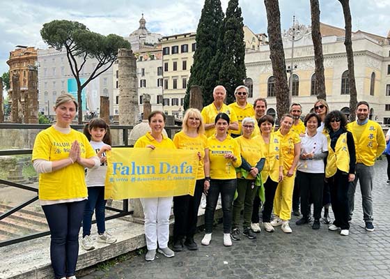 Image for article Célébration de la Journée mondiale du Falun Dafa à Rome