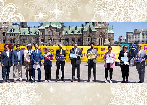 Image for article Canada : Des membres du Parlement souhaitent un joyeux anniversaire à Maître Li