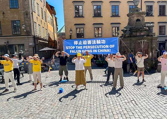 Image for article Suède : Présenter le Falun Dafa au Midsummer Festival à Stockholm
