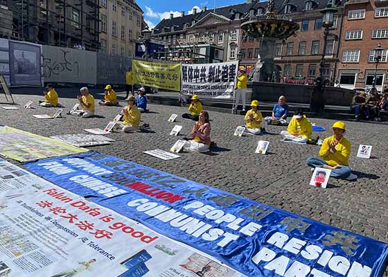 Image for article Danemark : Le public condamne les 23 ans de persécution du régime communiste chinois lors d’activités à Copenhague