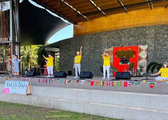 Image for article Australie : Le Falun Dafa chaleureusement accueilli au festival multiculturel