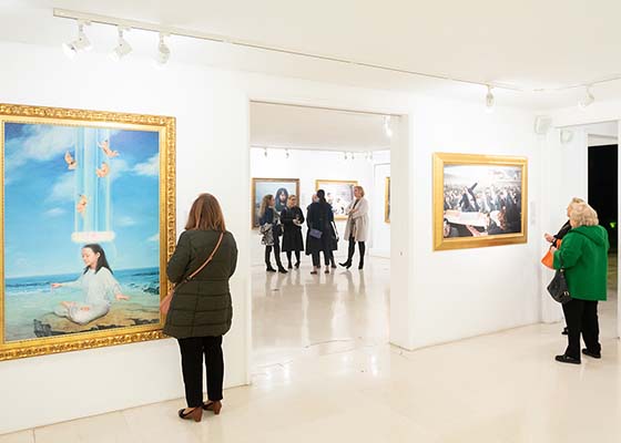 Image for article Les visiteurs font l’éloge d’une exposition d’art à Athènes : Authenticité-Bienveillance-Tolérance finira par l’emporter