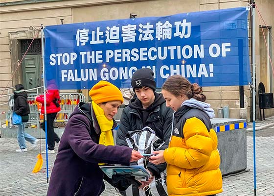 Image for article Suède : Les pratiquants organisent une activité dénonçant la persécution la veille du Nouvel An chinois