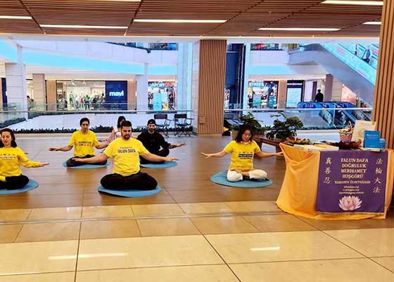 Image for article Turquie : Présentation du Falun Dafa dans un centre commercial d’Istanbul