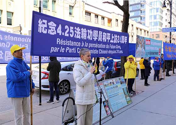 Image for article Montréal : Les pratiquants de Falun Dafa commémorent une manifestation pacifique et demandent que le régime chinois mette fin à la persécution
