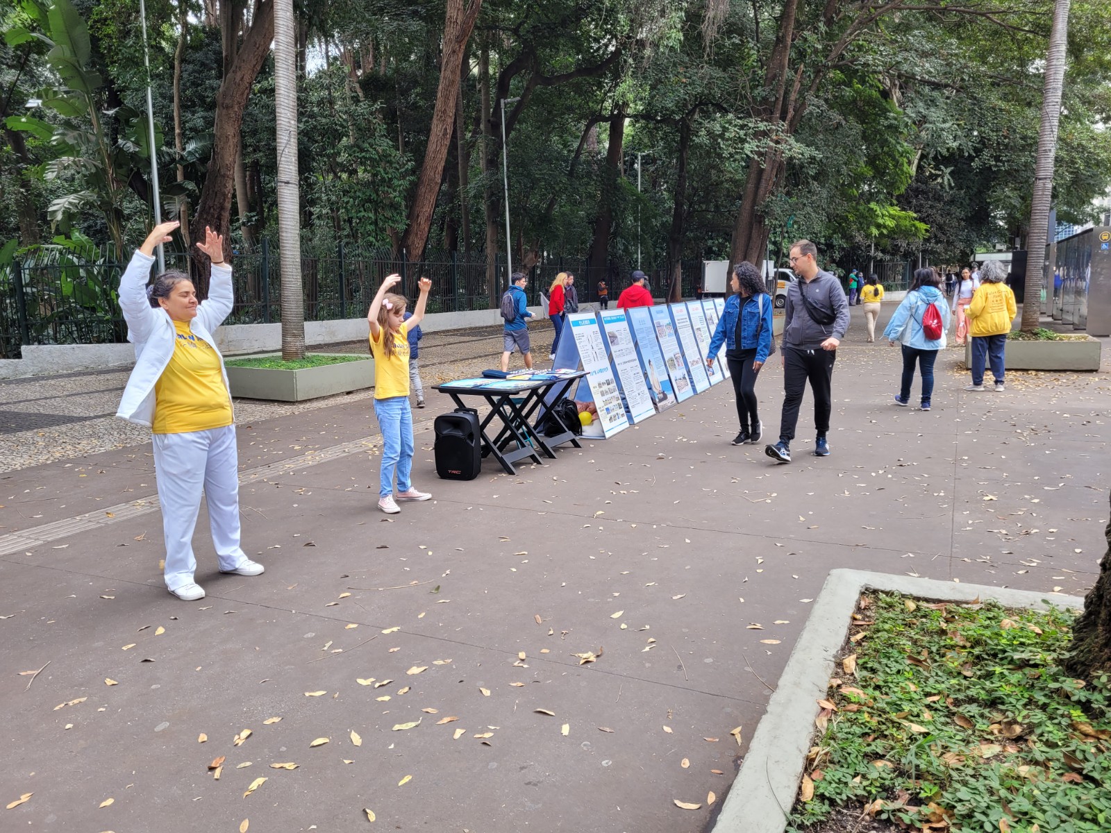 Image for article São Paulo, Brésil : Les pratiquants célèbrent la Journée mondiale du Falun Dafa