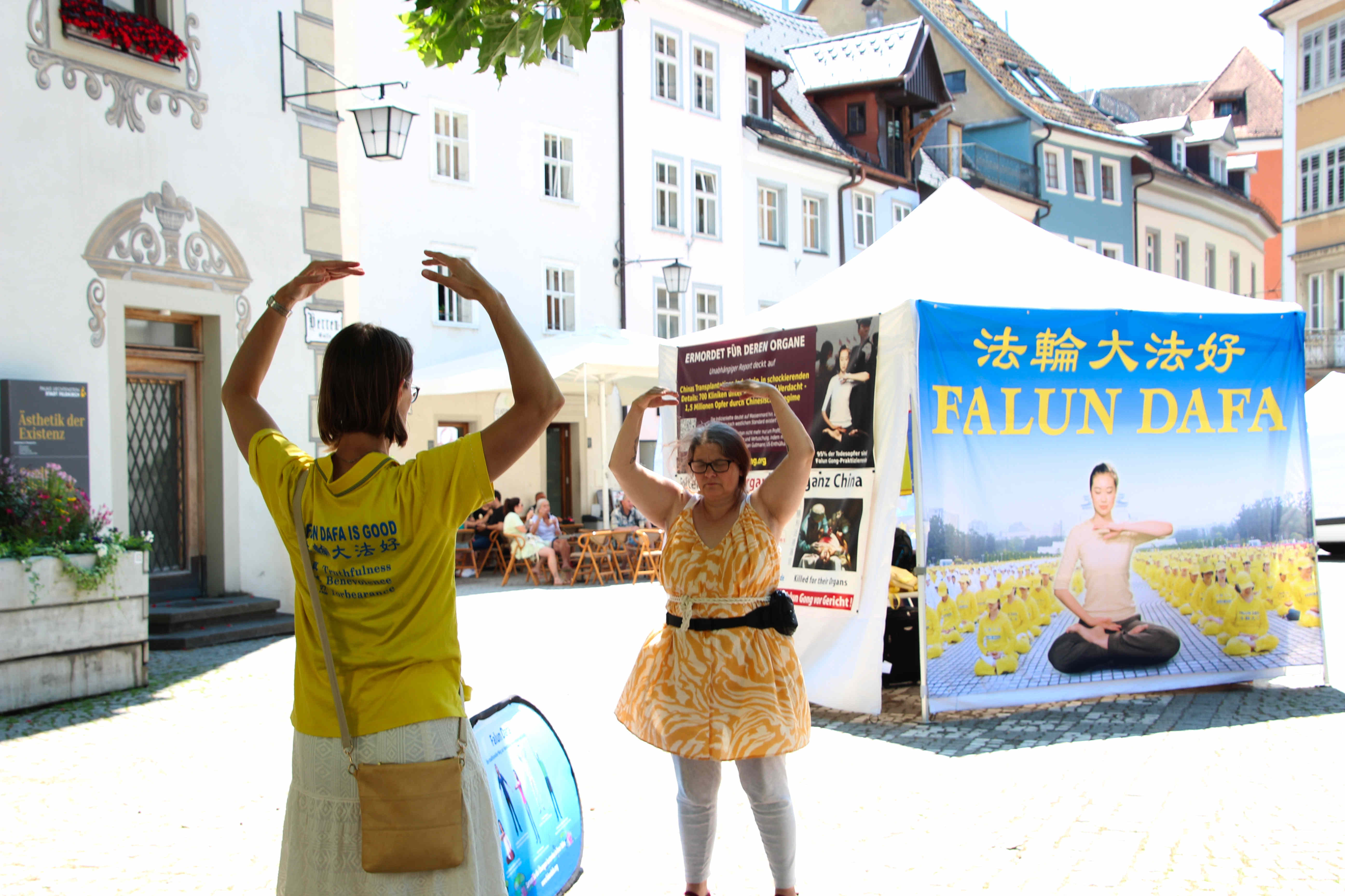 Image for article Autriche et Allemagne : Présentation du Falun Dafa sur les rives du lac de Constance