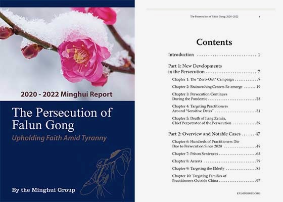 Image for article Minghui publie un nouveau rapport sur les droits de l’homme concernant la persécution du Falun Gong