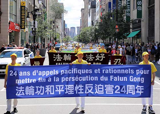 Image for article Montréal, Canada : Un défilé pour commémorer 24 années de résistance pacifique à la persécution