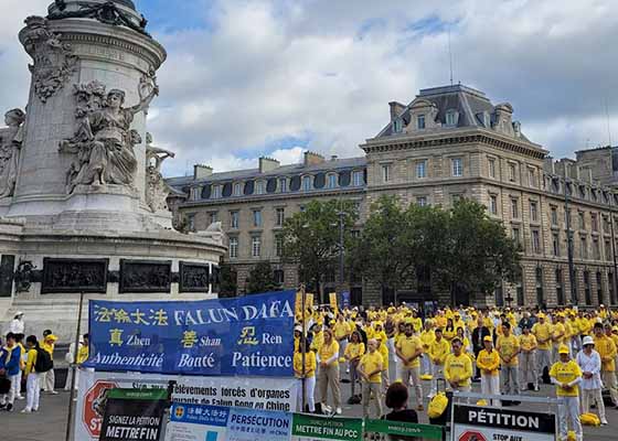 Image for article Paris, France : Des pratiquants de Falun Dafa de toute l’Europe se retrouvent pour une pratique collective et s’expriment sur leurs expériences