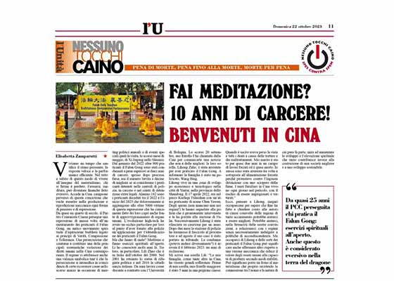 Image for article Un ancien membre du Parlement italien s’exprime sur la persécution du Falun Gong en Chine