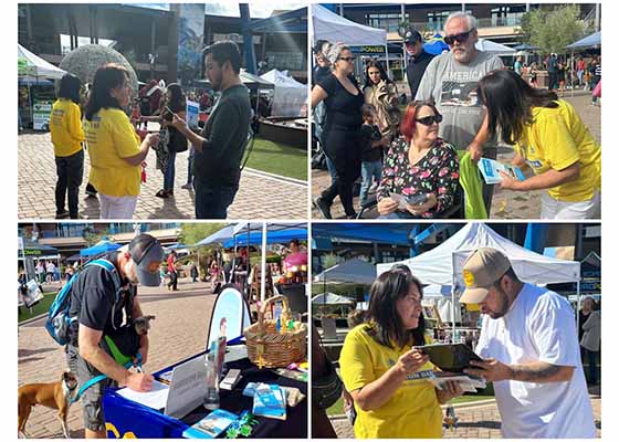 Image for article Arizona, États-Unis : Le public soutient le Falun Dafa lors des activités locales