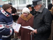 Image for article Ukraine : La vérité à propos de Falun Dafa atteint Severodonetsk