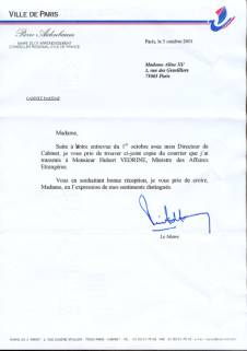 Image for article Maire d'un arrondissement de Paris demande au gouvernement fran鏰is de condamner la r閜ression par Jiang contre le Falun Gong