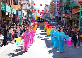 Image for article San Francisco : Le défilé du Falun Gong célèbre le Nouvel An chinois