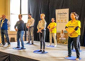 Image for article Stockholm, Suède : Présenter le Falun Dafa à l'Harmoni Expo