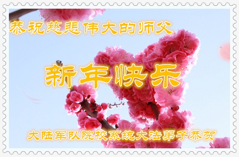 Image for article Des pratiquants de Falun Dafa de l'armée souhaitent à Maître Li un bon Nouvel An chinois