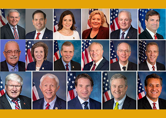 Image for article Dix-sept membres du Congrès américain condamnent le PCC alors que la persécution du Falun Gong entre dans sa 22<sup>e</sup> année