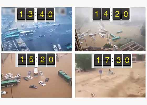 Image for article Les inondations de Zhengzhou le 20 juillet : Une catastrophe naturelle ou d'origine humaine ?