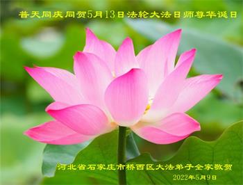 Image for article Les pratiquants de Falun Dafa de la ville de Shijiazhuang célèbrent la Journée mondiale du Falun Dafa et souhaitent respectueusement à Maître Li Hongzhi un joyeux anniversaire ! (23 vœux)