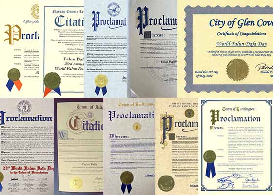 Image for article New York, États-Unis : Les villes et villages de Long Island proclament la Journée du Falun Dafa