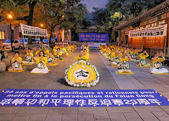 Image for article Montréal, Canada : Une veillée aux chandelles est organisée pour commémorer les victimes de la persécution menée par le Parti communiste chinois depuis 23 ans