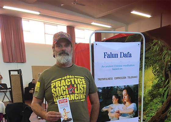 Image for article Nouvelle-Zélande : Les habitants d’Otaki expriment leur soutien au Falun Dafa lors de la Spirit Fair