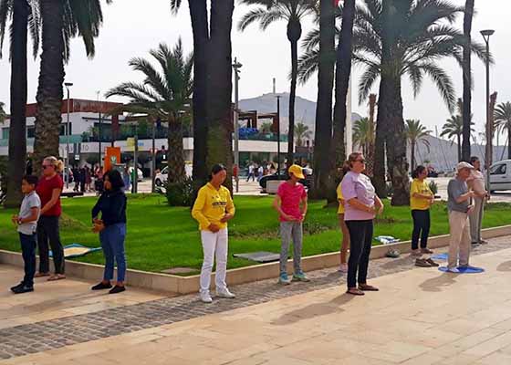 Image for article Carthagène, Espagne : Les pratiquants expliquent les faits sur le Falun Dafa