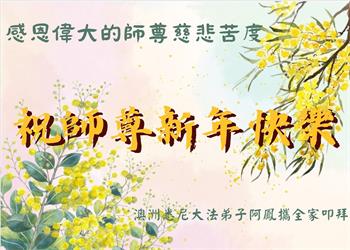 Image for article Les pratiquants de Falun Dafa d’Australie et de Nouvelle-Zélande souhaitent respectueusement à Maître Li Hongzhi une Bonne Année !
