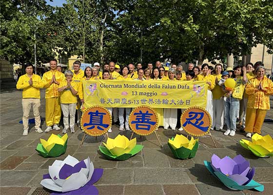 Image for article Célébration de la Journée mondiale du Falun Dafa en Italie