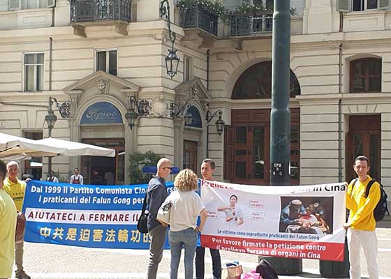 Image for article Italie : Sensibilisation à la persécution du Falun Gong en Chine