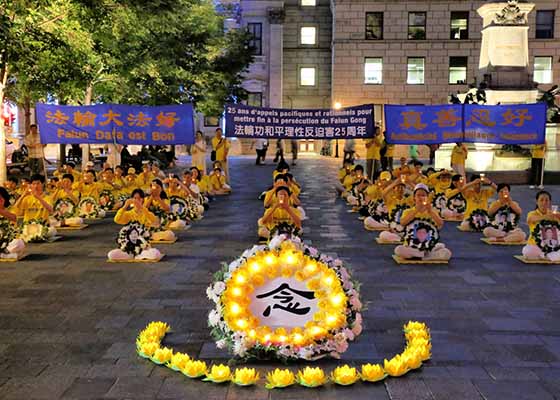 Image for article Montréal, Canada : Des personnes expriment leur soutien aux activités des pratiquants de Falun Dafa visant à dénoncer la persécution