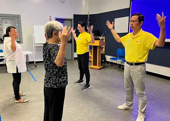 Image for article Texas : Un atelier de Falun Dafa s’est tenu à Houston