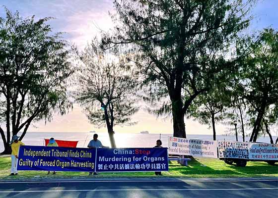 Image for article Saipan, îles Mariannes du Nord : Des pratiquants de Falun Gong organisent des activités pour marquer le 25e anniversaire des efforts déployés pour mettre fin à la persécution par le PCC