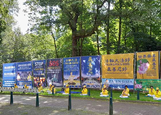 Image for article Pays-Bas : Rassemblement pour demander la fin de la persécution du Falun Dafa