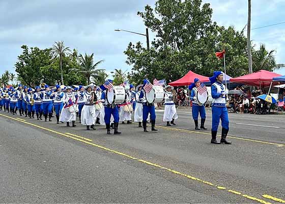 Image for article Guam : Le Tian Guo Marching Band salué lors du 80e défilé du Jour de la libération